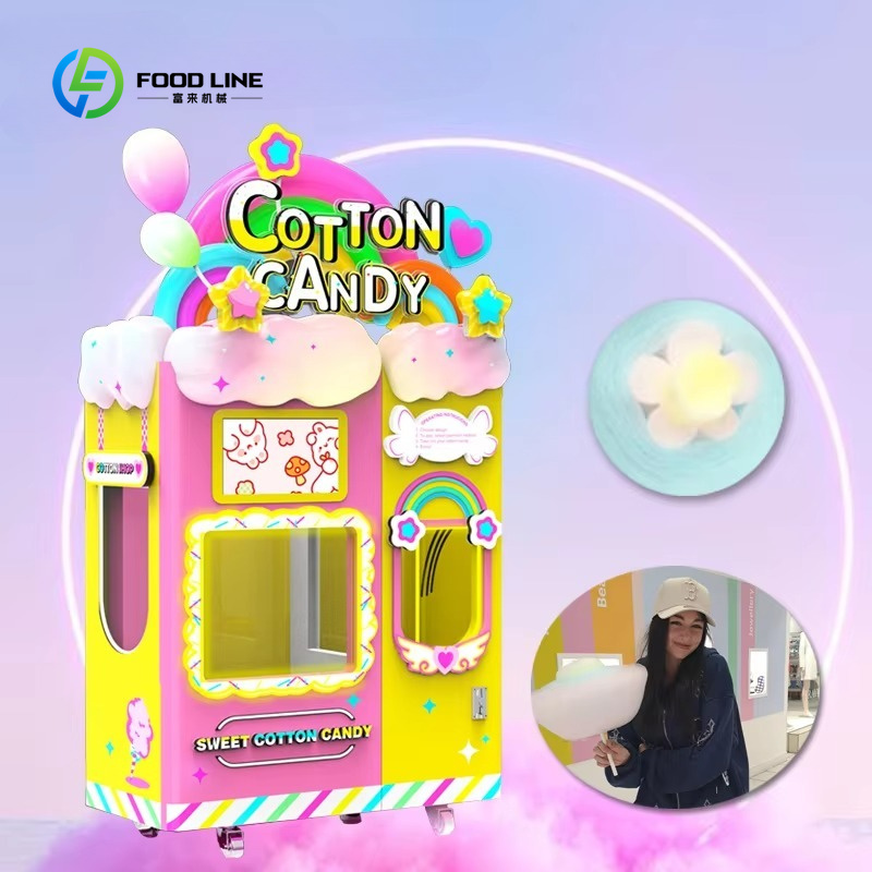 Candy Vending Machine - Customized Cotton Candy Vending Machine with