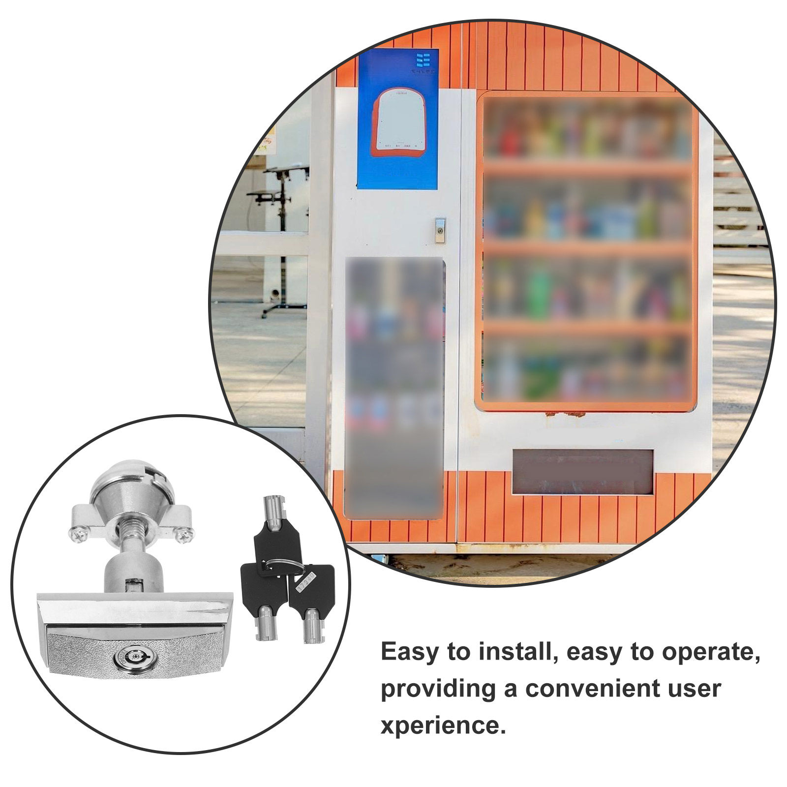 1Set Vending Machine Lock Core - огляд і ціна Candy Vending Machine