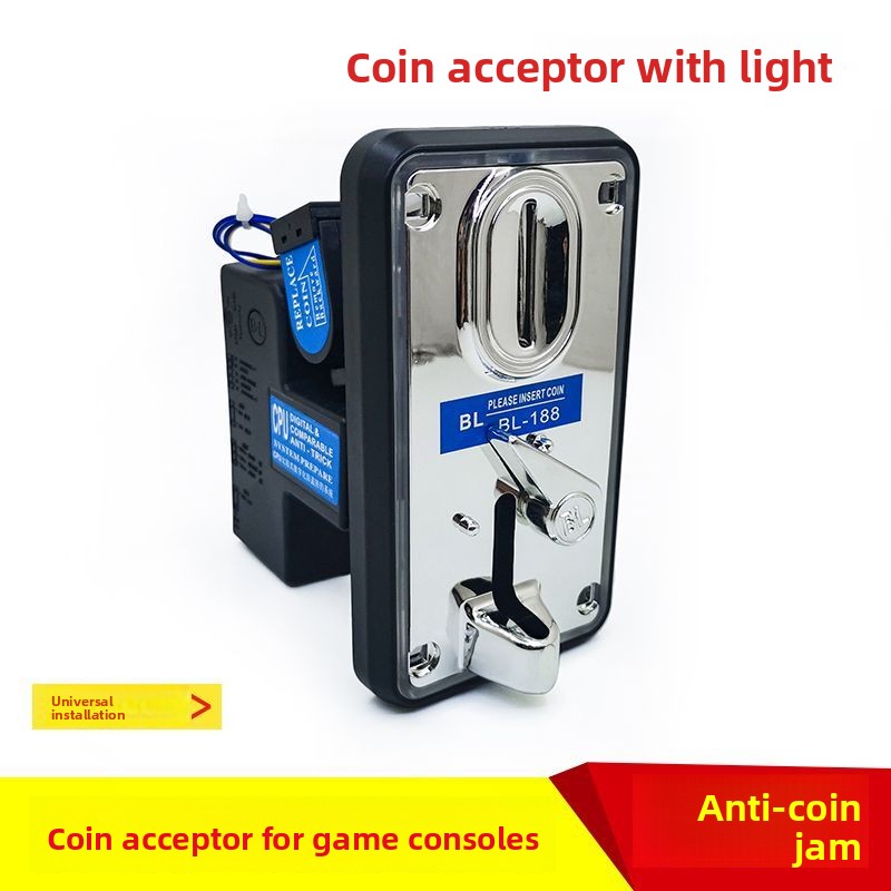 BL188 Coin Acceptor with Light - огляд і ціна Coin Operated Kiddie Ride